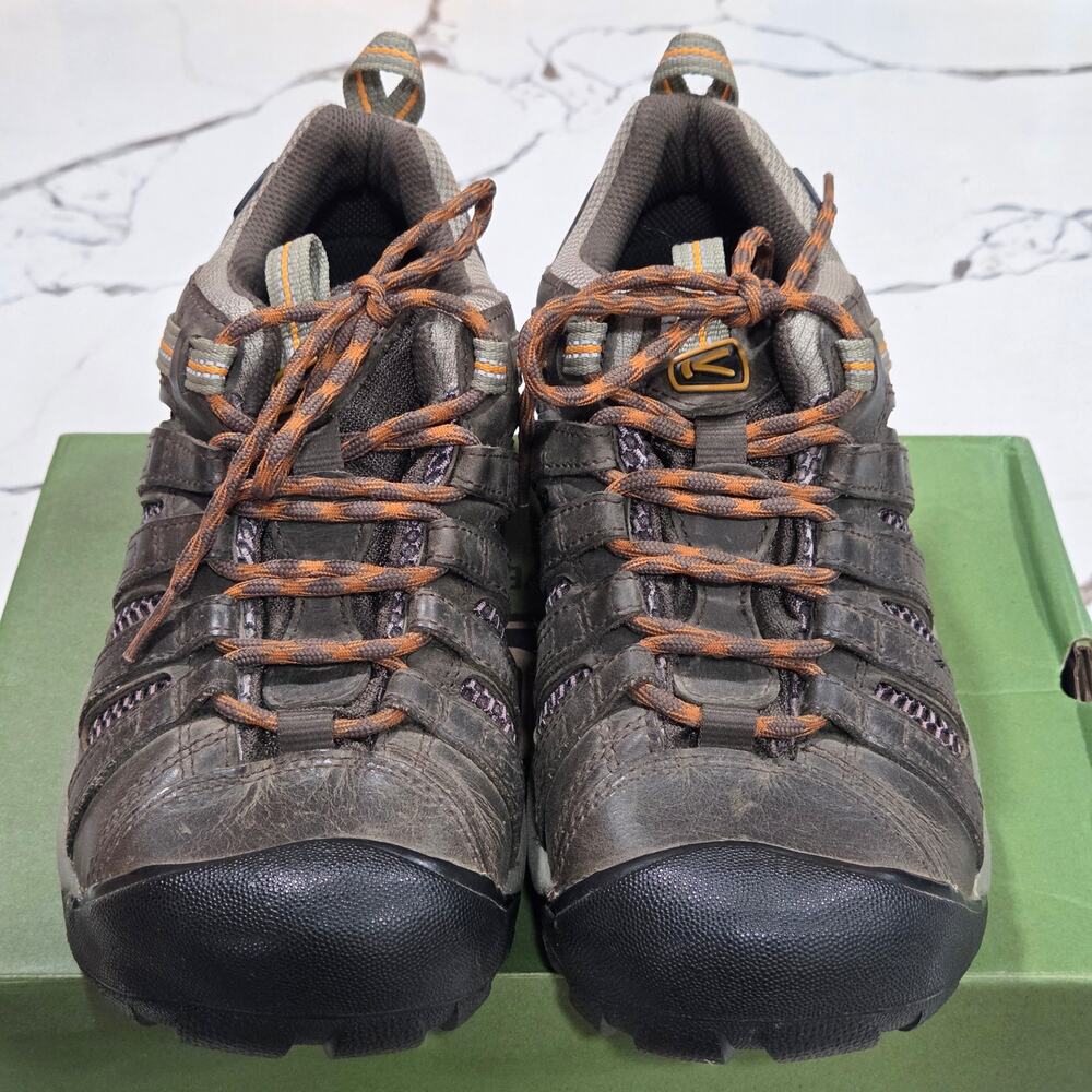 Keen Voyageur Hiking Boots Low Black Olive Gold Size 8.5 Men's 1002570 - Picture 4 of 10